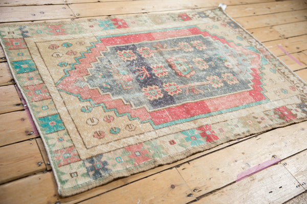 3x4.5 Vintage Distressed Oushak Rug // ONH Item 10434 Image 7