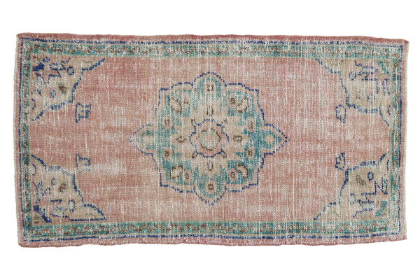 2.5x4.5 Vintage Distressed Oushak Rug // ONH Item 10435