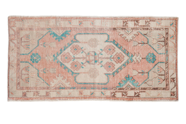 3x5.5 Vintage Distressed Oushak Rug // ONH Item 10440