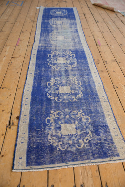 2x10.5 Vintage Distressed Oushak Rug Runner // ONH Item 10441 Image 2