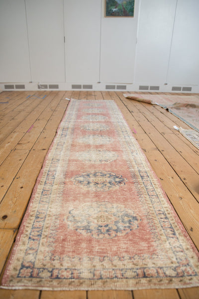 2.5x10.5 Vintage Distressed Oushak Rug Runner // ONH Item 10442 Image 2