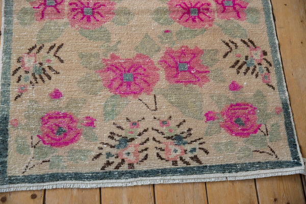 2.5x5 Vintage Distressed Oushak Rug Runner // ONH Item 10443 Image 5