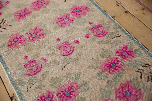 2.5x5 Vintage Distressed Oushak Rug Runner // ONH Item 10443 Image 6