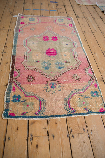 2.5x5 Vintage Distressed Oushak Rug Runner // ONH Item 10445 Image 3