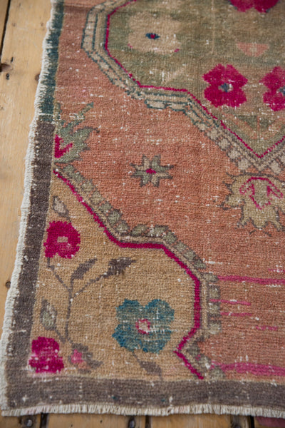 2.5x5 Vintage Distressed Oushak Rug Runner // ONH Item 10445 Image 7