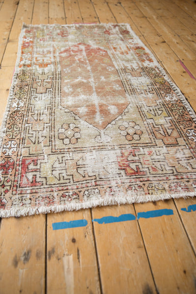 3x5.5 Vintage Distressed Oushak Rug // ONH Item 10446 Image 5