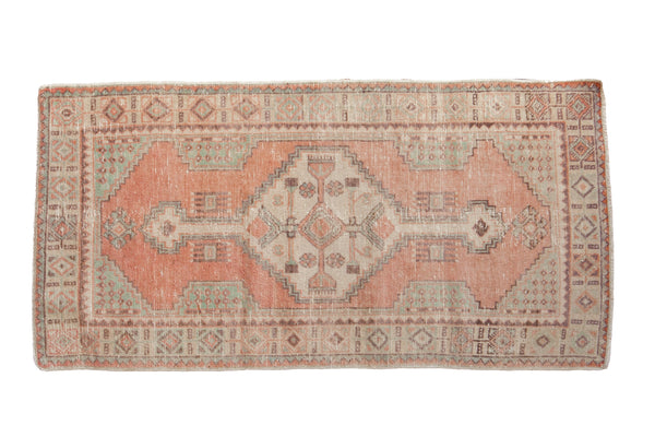 2.5x5.5 Vintage Distressed Oushak Rug Runner // ONH Item 10448