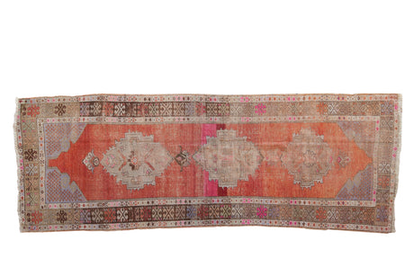 3x8.5 Vintage Distressed Oushak Rug Runner // ONH Item 10449