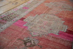 3x8.5 Vintage Distressed Oushak Rug Runner // ONH Item 10449 Image 2