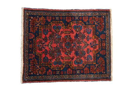 2x2.5 Vintage Fine Mehreban Square Rug Mat // ONH Item 10453