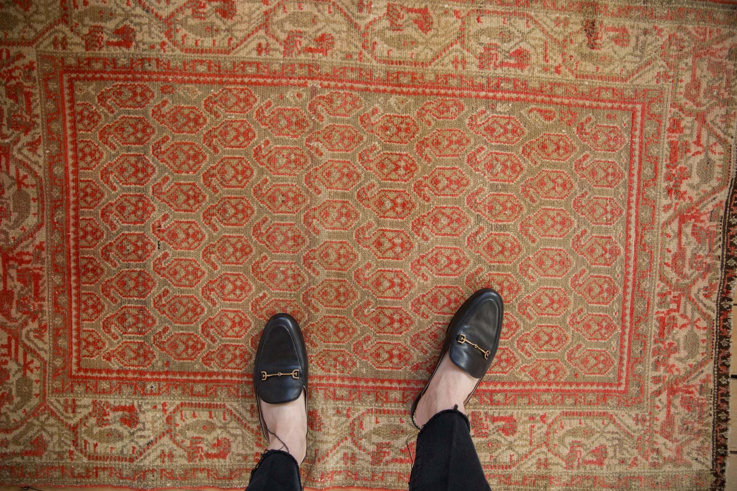 3x4.5 Vintage Distressed Malayer Rug // ONH Item 10461 Image 1