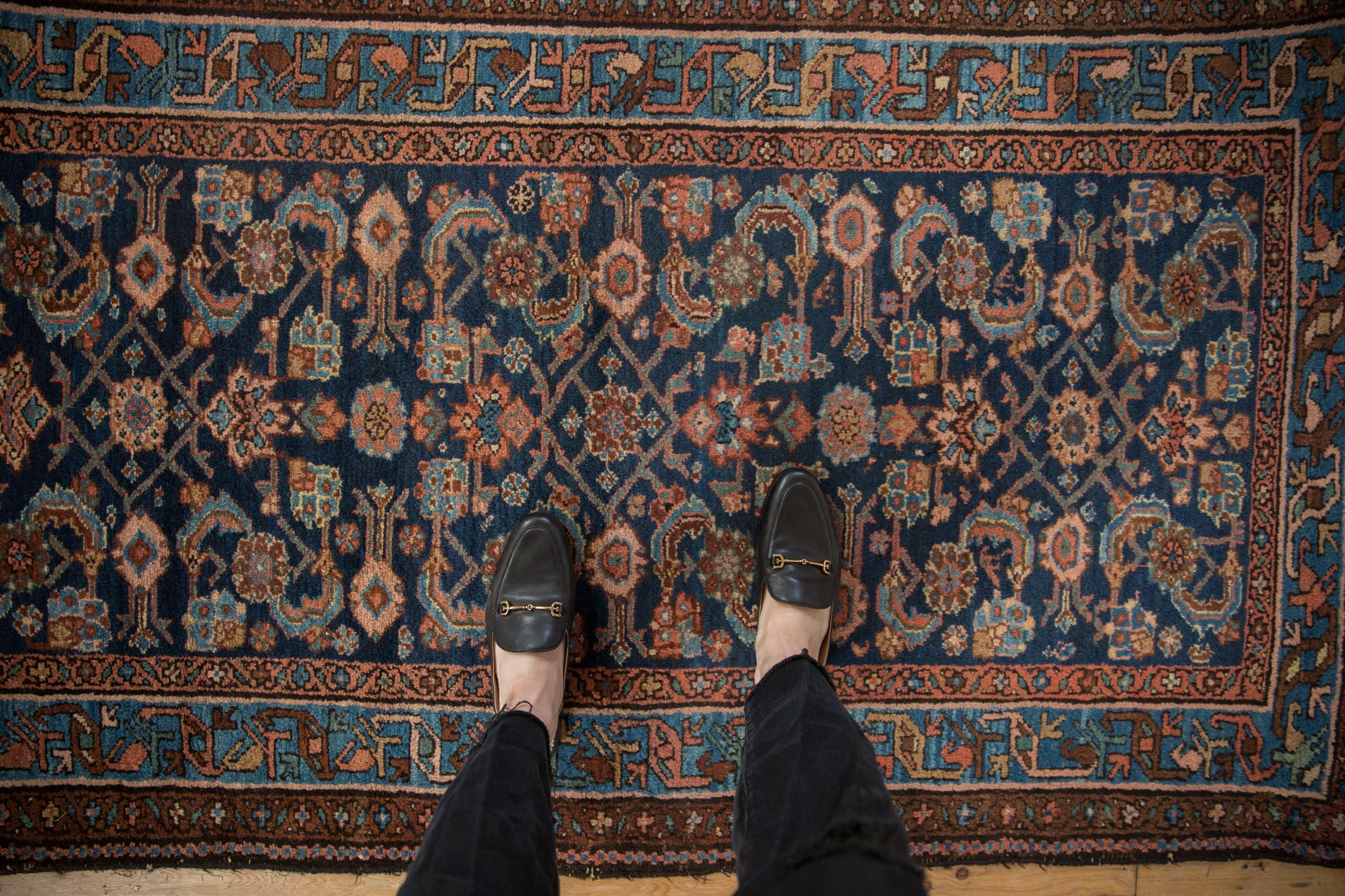 3.5x6.5 Vintage Mehriban Rug // ONH Item 10464 Image 1