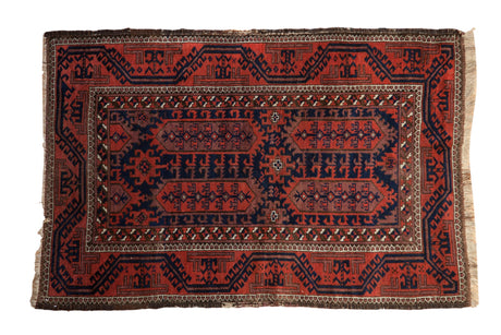 3x5 Vintage Belouch Rug // ONH Item 10472