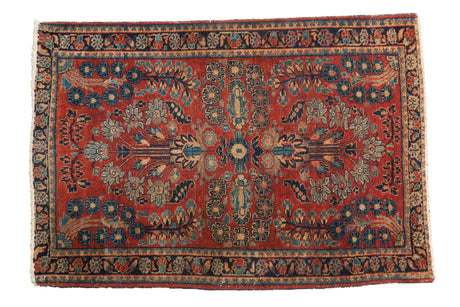2.5x4 Vintage German Sarouk Rug // ONH Item 10474