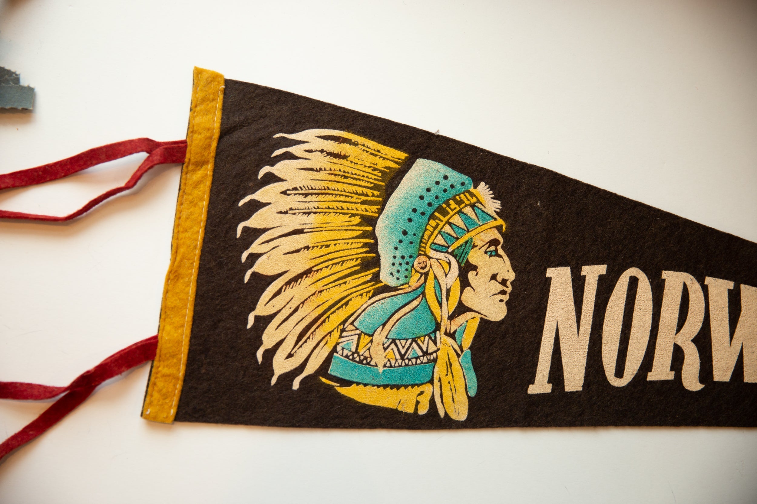 Vintage Norway ME Felt Flag // ONH Item 10497 Image 1