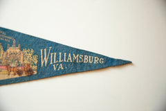 Vintage Williamsburg VA Felt Flag // ONH Item 10499 Image 2