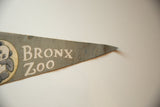 Bronx Zoo vintage felt pennant tip with 'Bronx Zoo' text and aged texture.