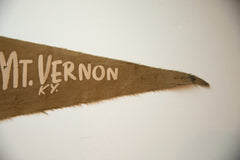 Vintage Mt Vernon Kentucky Felt Flag // ONH Item 10509 Image 2