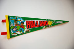 Vintage Holland Michigan Felt Flag // ONH Item 10529 Image 1