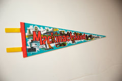 Vintage Mackinac Island Felt Flag // ONH Item 10553 Image 1