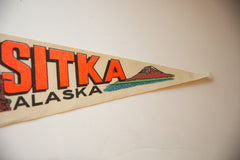 Vintage Sitka Alaska Felt Flag // ONH Item 10557 Image 2