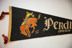 Vintage Pendleton Oregon Felt Flag // ONH Item 10570 Image 1