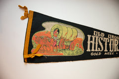 Vintage Old Oregon Historical Museum Felt Flag // ONH Item 10571 Image 1