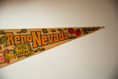 Vintage Reno Nevada Felt Flag // ONH Item 10584 Image 2