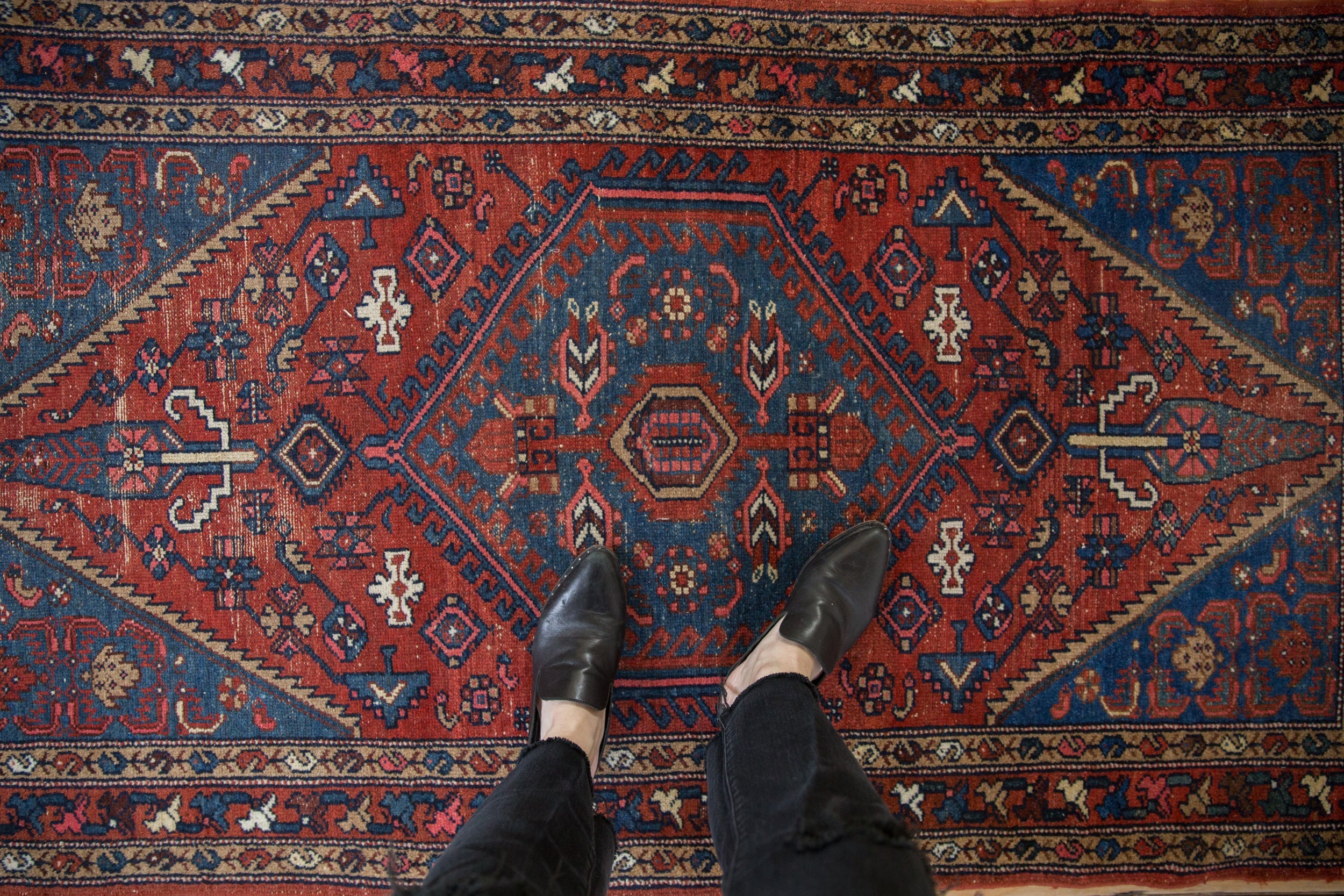 3.5x6 Vintage Hamadan Rug // ONH Item 10604 Image 1