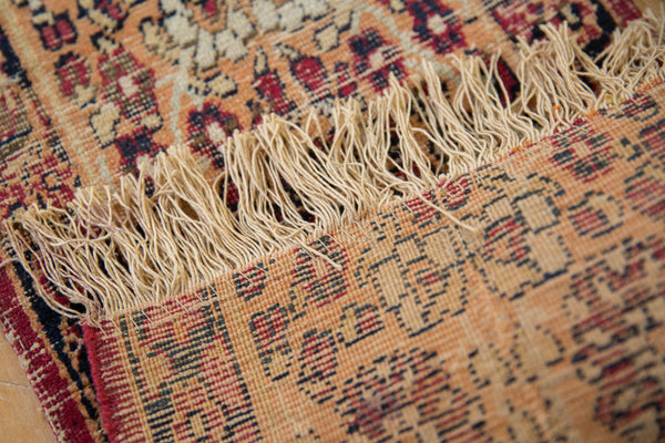 1x7 Antique Fragment Kerman Rug Mat Runner // ONH Item 10605 Image 9