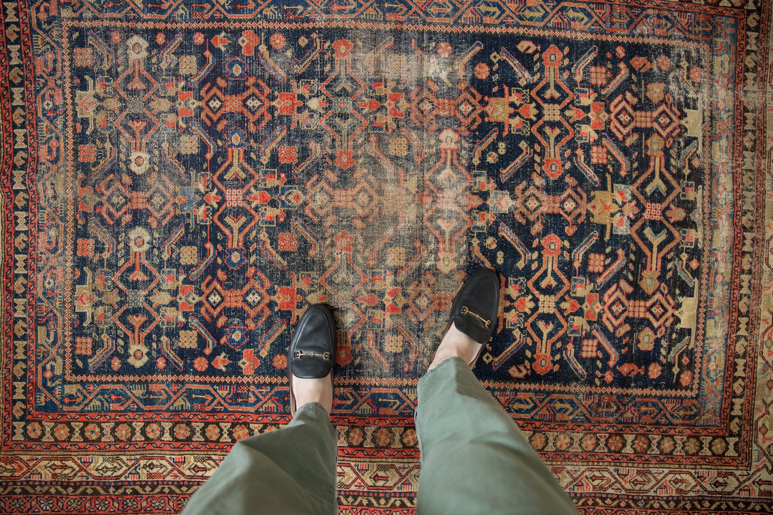 4.5x6 Vintage Fine Malayer Rug // ONH Item 10606 Image 1