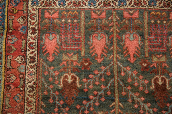 3.5x5.5 Vintage Kurdish Hamadan Rug // ONH Item 10624 Image 6