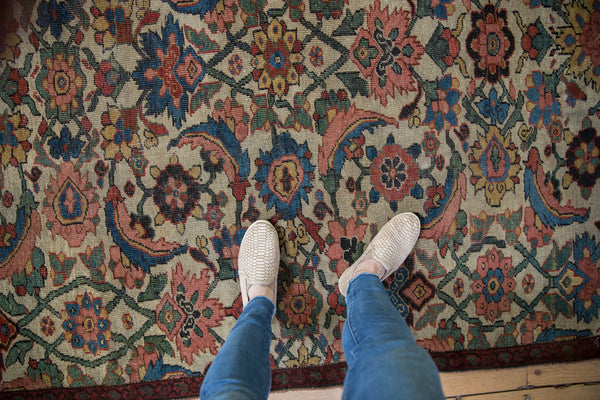 4.5x7 Antique Fragment Kurdish Bijar Rug // ONH Item 10626 Image 1