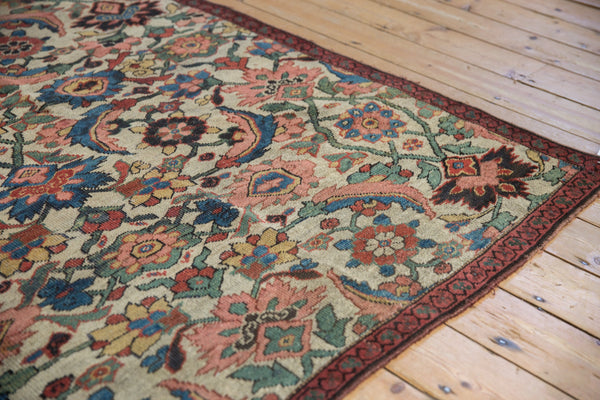 4.5x7 Antique Fragment Kurdish Bijar Rug // ONH Item 10626 Image 4