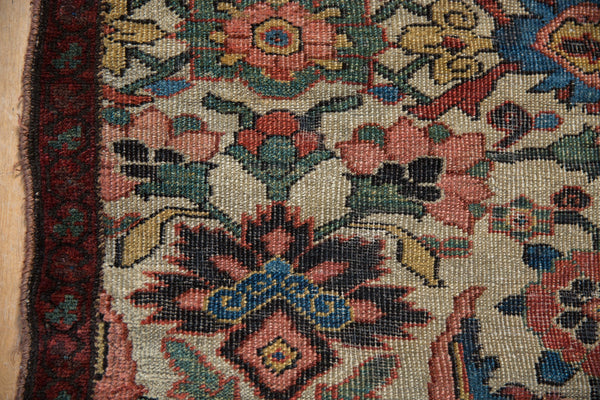 4.5x7 Antique Fragment Kurdish Bijar Rug // ONH Item 10626 Image 10
