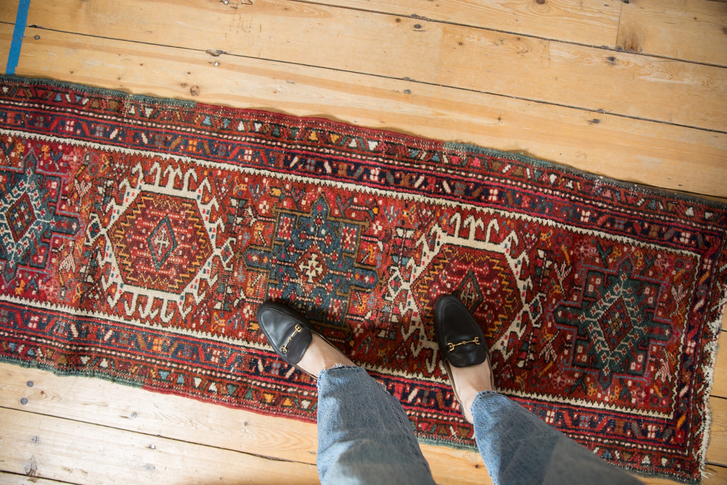 2x6 Vintage Karaja Rug Runner // ONH Item 10651 Image 1