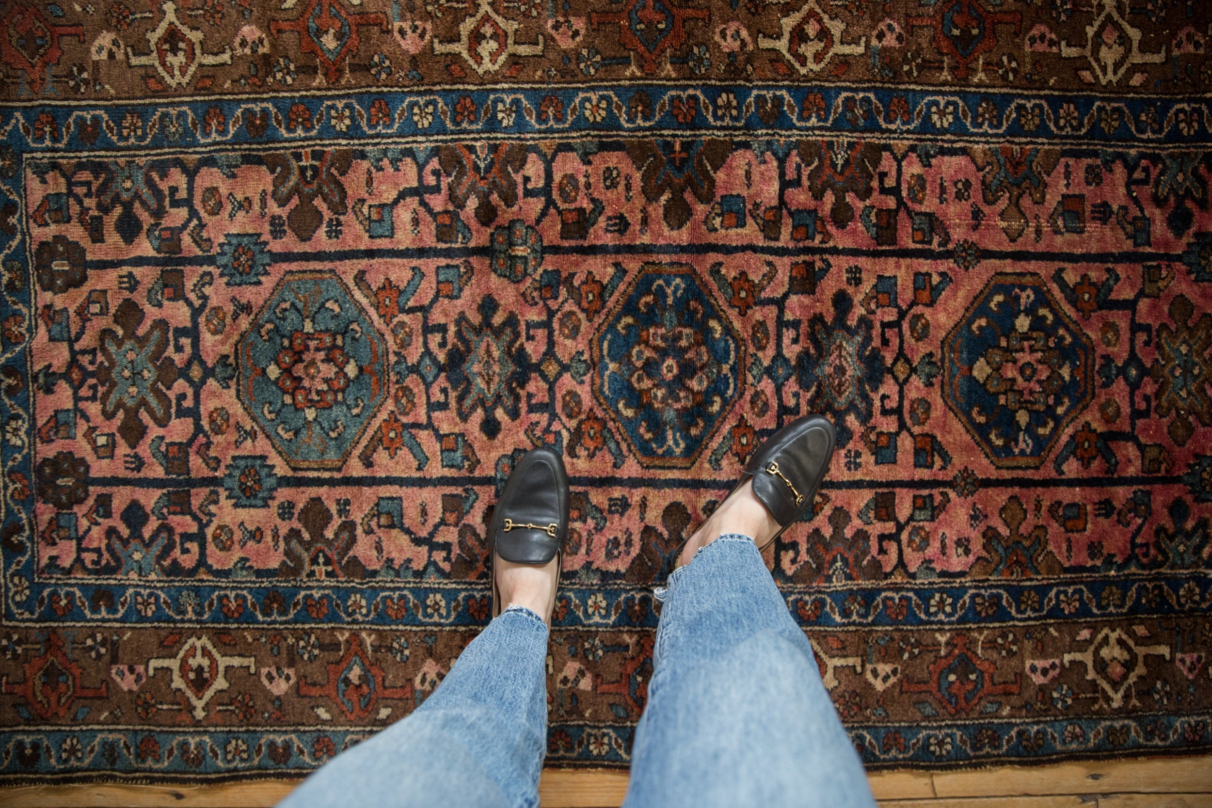 3.5x6.5 Vintage Fine Lilihan Rug // ONH Item 10656 Image 1