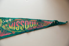 Vintage Missouri Fisherman Felt Flag // ONH Item 10678 Image 2