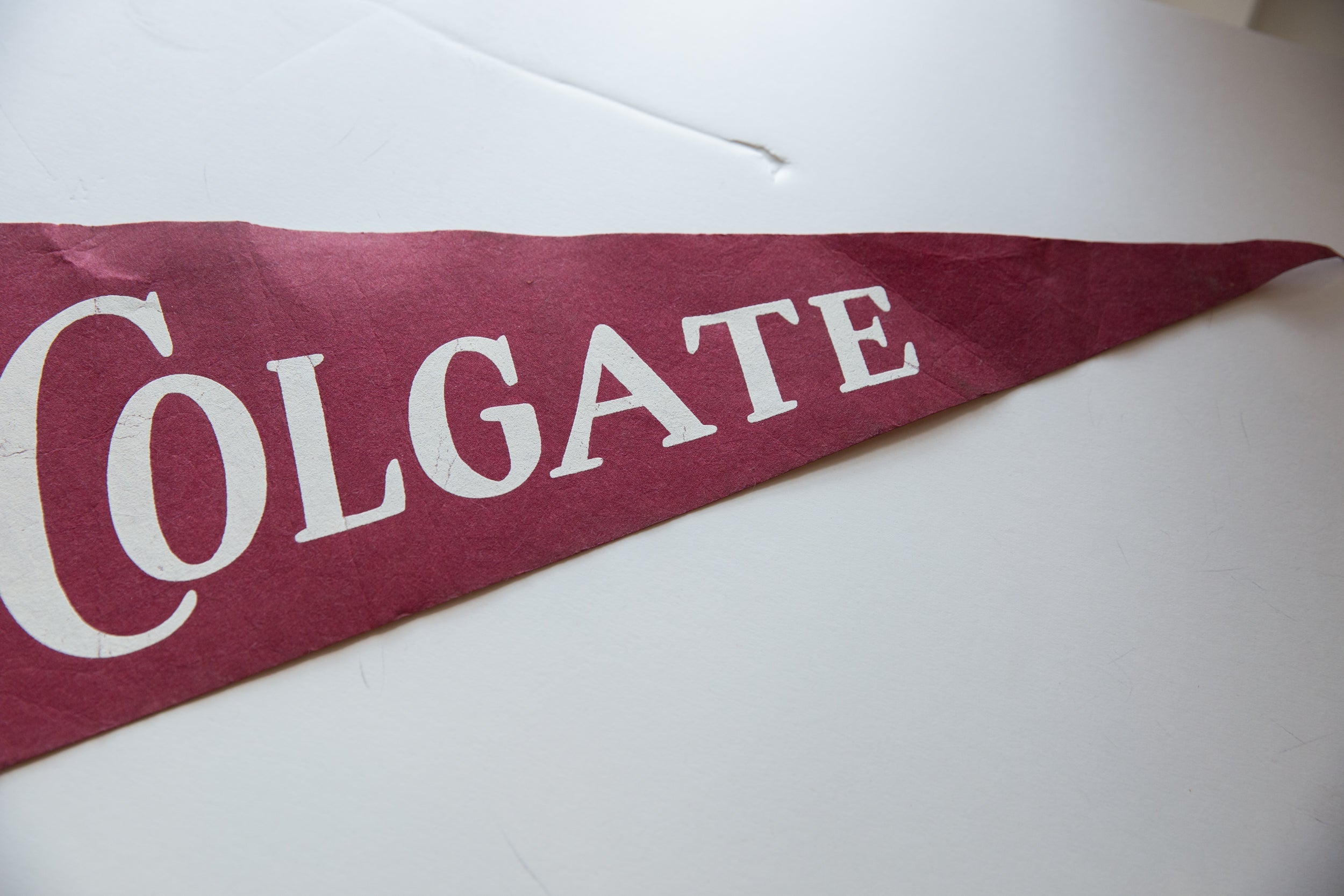 Vintage Colgate University Felt Flag