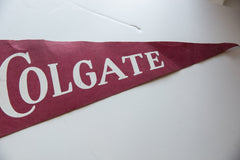 Vintage Colgate University Felt Flag // ONH Item 10686 Image 2