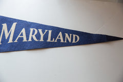 Vintage Maryland Felt Flag // ONH Item 10692 Image 2