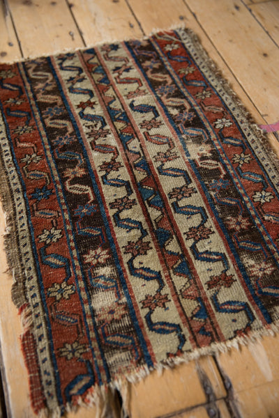 1.5x2.5 Antique Fragment Anatolian Rug Mat // ONH Item 10699 Image 4