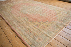 6x8.5 Vintage Distressed Oushak Carpet // ONH Item 10708 Image 2