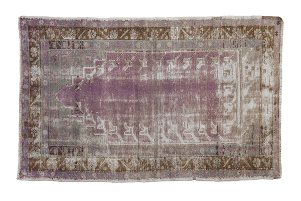 2.5x4 Vintage Distressed Oushak Rug // ONH Item 10709