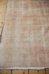 3x6.5 Vintage Distressed Fragment Oushak Rug Runner // ONH Item 10710 Image 6