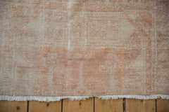 3x6.5 Vintage Distressed Fragment Oushak Rug Runner // ONH Item 10710 Image 7