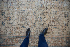 6.5x9.5 Vintage Distressed Oushak Carpet // ONH Item 10711 Image 1