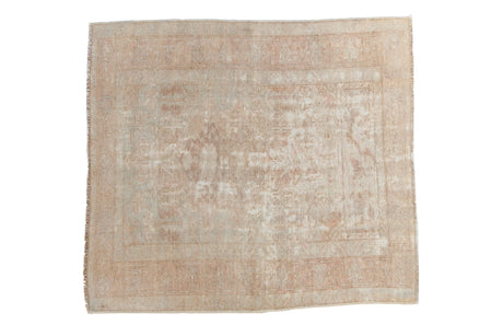 3.5x4 Vintage Distressed Oushak Square Rug // ONH Item 10714