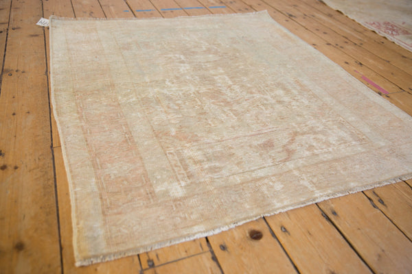 3.5x4 Vintage Distressed Oushak Square Rug // ONH Item 10714 Image 3