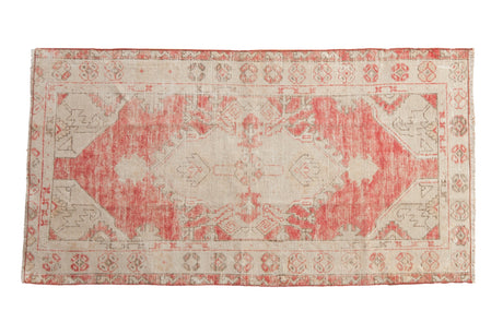 2.5x4.5 Vintage Distressed Oushak Rug // ONH Item 10719
